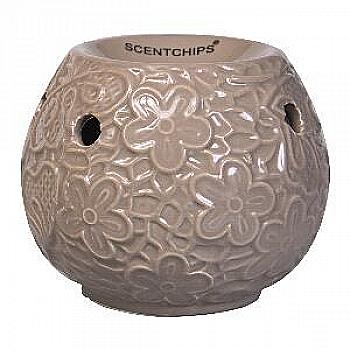 Аромалампа Scentchips керамічна Листя сіро-коричневі 11,5*11,5*10 см, 8240165 Аромалампа Scentchips керамічна Листя сіро-коричневі 11,5*11,5*10 см, 8240165