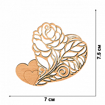 Заготовка дерев`яна для декорування, FLC-447