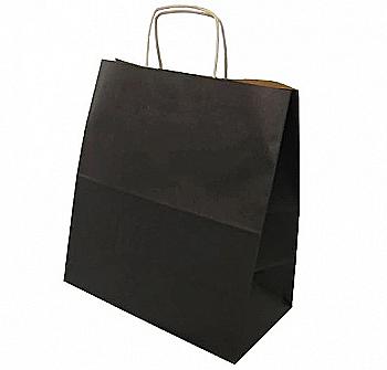 Крафт пакет з ручкою "Ecobag" 180*80*225, 90 г, чорний, 10232030000 Крафт пакет з ручкою "Ecobag" 180*80*225, 90 г, чорний, 10232030000