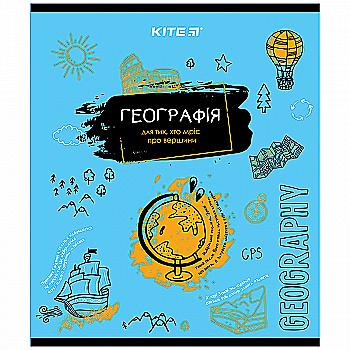 Зошит 48 кл, Предметка - Географія, об. лак, Classic, K21-240-05 Зошит 48 кл, Предметка - Географія, об. лак, Classic, K21-240-05