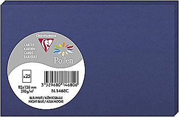 Заготовка для открыток Pollen 82*128 мм/210 г, Night blue/Ночной синий, 1468C Заготовка для открыток Pollen 82*128 мм/210 г, Night blue/Ночной синий, 1468C