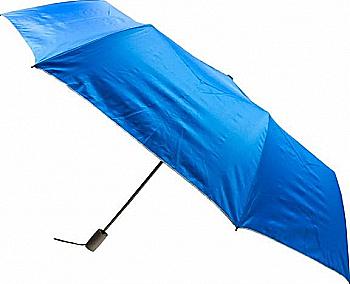 Парасоля складна автомат SUNRISE PROMO, синя, Economix