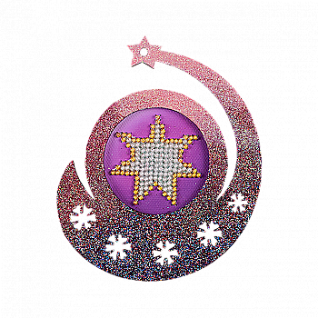 Іграшка ялинкова для вишивання бісером, FLE-025 Іграшка ялинкова для вишивання бісером, FLE-025