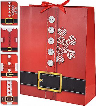 Подарунковий пакет новорічний 3D "XMAS" 18*24 см, 210 г/м2 (4 види в асорт.), ABB300040 Подарунковий пакет новорічний 3D "XMAS" 18*24 см, 210 г/м2 (4 види в асорт.), ABB300040