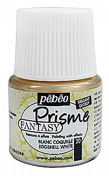 Фарба лакова для всіх поверхонь 45 мл "Fantasy Prisme" біла ракушка, 166020 Pebeo Фарба лакова для всіх поверхонь 45 мл "Fantasy Prisme" біла ракушка, 166020 Pebeo