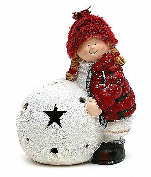 Фігура Дівчинка 17 см з LED-підсвіткою, NY01-42