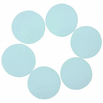 Конфетти кружочки бирюзовые 1,2 см*100 гр, 3501-3323