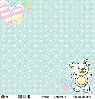 Бумага для скрапбукинга №27, 30.5*30.5 см, 740790