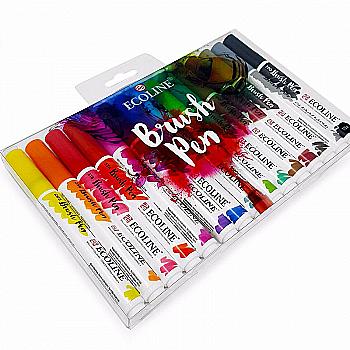 Набор кистей-ручек Ecoline Brushpen, 15 шт, Royal Talens Набор кистей-ручек Ecoline Brushpen, 15 шт, Royal Talens