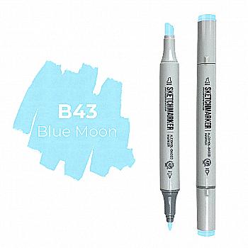 Маркер двосторонній SKETCHMARKER Блакитний місяць, SM-B43 Маркер двосторонній SKETCHMARKER Блакитний місяць, SM-B43