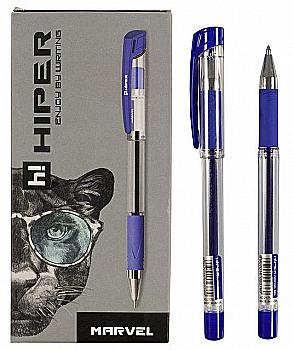 Ручка гелева Hiper Marvel HO-2175 0,7мм (1мм) синя Ручка гелева Hiper Marvel HO-2175 0,7мм (1мм) синя