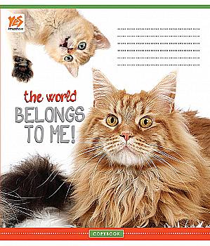 Зошит 12 лін. YES Cats run the world-17, УФ-виб., 760974 (0554) Зошит 12 лін. YES Cats run the world-17, УФ-виб., 760974 (0554)