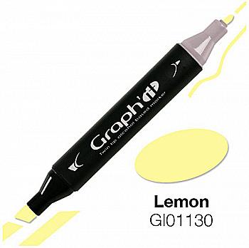 Маркер двухсторонний, Лимон (1130), GI01130 Graph`it Маркер двухсторонний, Лимон (1130), GI01130 Graph`it