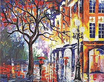 Набор для вышивки "Осенний город", РТ-075