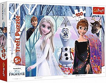 Пазл "100" - Зачарована земля / Disney Frozen 2, Trefl, 16418 Пазл "100" - Зачарована земля / Disney Frozen 2, Trefl, 16418