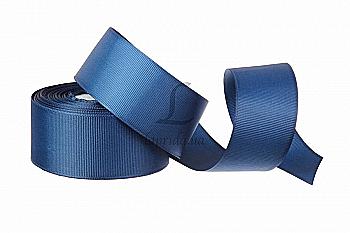 Лента репсовая 4 cм-18 м, GX-38 синяя