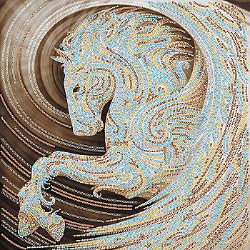 Схема для вышивки бисером "Пегас", AC-323