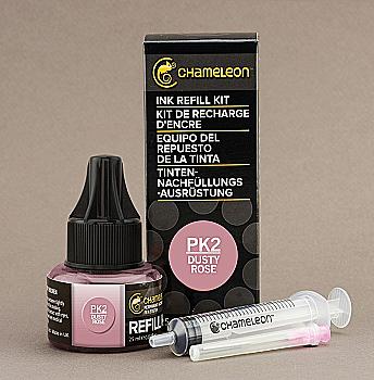 Чернило для заправки маркера Chameleon 25 мл - Dusty Rose (пыльно-розовый, PK2), CT9033 Чернило для заправки маркера Chameleon 25 мл - Dusty Rose (пыльно-розовый, PK2), CT9033