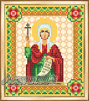 Схема для вышивания бисером иконы СБИ-042 "Светлана" 12*14 см ТМ "Чарівна мить"
