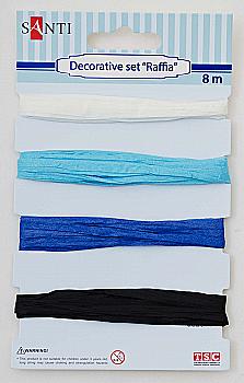 Набір для декору "Рафія" блакитний, 952041