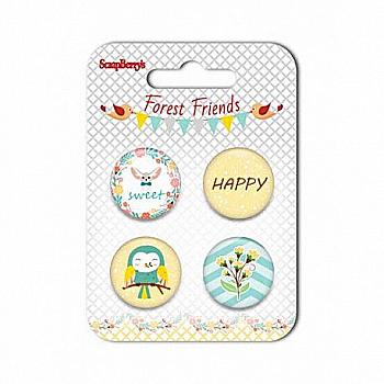 Набір металевих фішок №3 Лісові Друзі