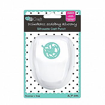 Фігурний дирокол ажурний 3,7 см Пташка, JCDZ-515-007 DpCraft Фігурний дирокол ажурний 3,7 см Пташка, JCDZ-515-007 DpCraft