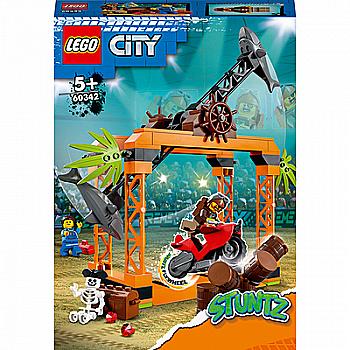 Конструктор Lego City "Каскадерское задание "Нападение Акулы", 60342 Конструктор Lego City "Каскадерское задание "Нападение Акулы", 60342