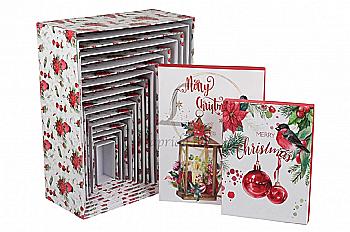 Подарочная коробка новогодняя №9, 74-0988