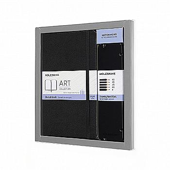Набор подарочный, Блокнот средний + 5 Карандашей, Moleskine, Art Набор подарочный, Блокнот средний + 5 Карандашей, Moleskine, Art