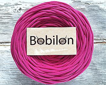 Пряжа трикотажна Bobilon Medium (7-9 мм), малиновий Пряжа трикотажна Bobilon Medium (7-9 мм), малиновий