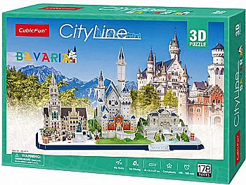 Тривимірна головоломка-конструктор "City Line Bavaria" MC267h (2675) Тривимірна головоломка-конструктор "City Line Bavaria" MC267h (2675)