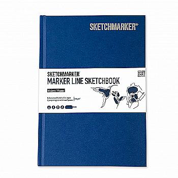 Скетчбук SKETCHMARKER А5 44 л., 160 г/м², синий, MLHSM/BLUE Скетчбук SKETCHMARKER А5 44 л., 160 г/м², синий, MLHSM/BLUE