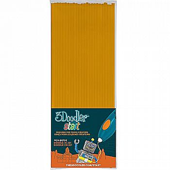 Набір стрижнів для 3D-ручки, помаранчевий (24 шт.), 3DS-ECO06-ORANGE-24