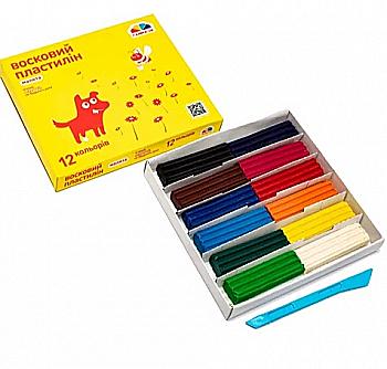 Пластилін 12 кол 144 гр "Малята" 100305 Гамма-Н Пластилін 12 кол 144 гр "Малята" 100305 Гамма-Н