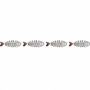 Скотч паперовий з принтом Басік & Ко Рибки-3, SCB4905012