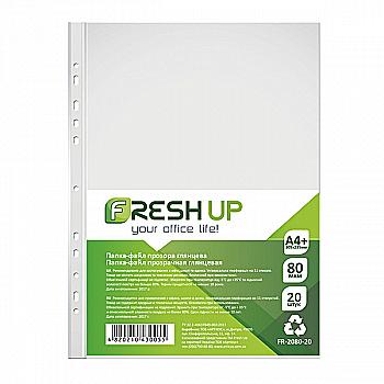 Файл А4 +, 80 мкм, глянцевые, ТМ Fresh, FR-2080-20 Файл А4 +, 80 мкм, глянцевые, ТМ Fresh, FR-2080-20