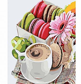 Набір для розпису по номерах 40*50 см "Macaroons", SY6176 б/у ТМ "Strateg" Набір для розпису по номерах 40*50 см "Macaroons", SY6176 б/у ТМ "Strateg"