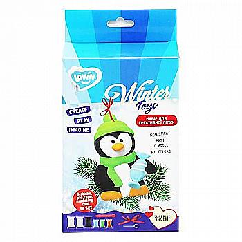 Набір для креативної ліпки Lovin Winter Toys "Пінгвін", 70098 Набір для креативної ліпки Lovin Winter Toys "Пінгвін", 70098