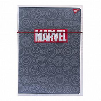 Зошит А4 48 кл. YES в пластиковій папці з малюнком "MARVEL BLACK", 764425 Зошит А4 48 кл. YES в пластиковій папці з малюнком "MARVEL BLACK", 764425