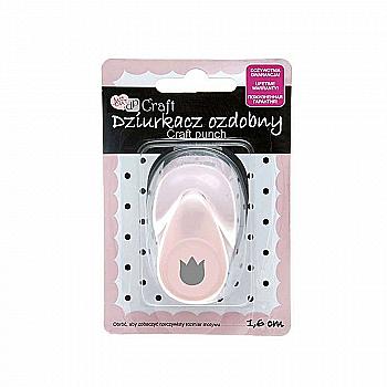 Фігурний дирокол 1,6 см Тюльпан, JCDZ-105B-S43 DpCraft Фігурний дирокол 1,6 см Тюльпан, JCDZ-105B-S43 DpCraft