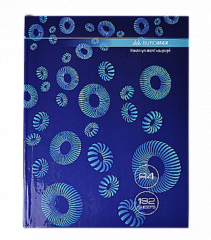 Книга обліку А4 192 арк "Modest", кл, офсет, тв. ламін. обкладинка, синій BM.24419101-02 Книга обліку А4 192 арк "Modest", кл, офсет, тв. ламін. обкладинка, синій BM.24419101-02