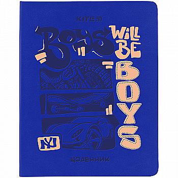 Дневник школьный "Boys will be boys", мягкая обл. PU, K23-283-1 Дневник школьный "Boys will be boys", мягкая обл. PU, K23-283-1