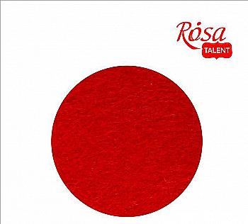 Фетр листовий (поліестер) 29,7*42 см 180 г/м2, Червоний, Rosa Talent Фетр листовий (поліестер) 29,7*42 см 180 г/м2, Червоний, Rosa Talent