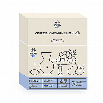 Набор маркеров Basic 1, 24 шт., idea1-am/24bas1, 99IDEAS Набор маркеров Basic 1, 24 шт., idea1-am/24bas1, 99IDEAS