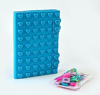 Блокнот А6/102 арк. "Heart's secrets" мятный, 151139