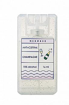 Антисептик-спрей для рук "Champagne" 16 мл, MRA0006S, Mermade Антисептик-спрей для рук "Champagne" 16 мл, MRA0006S, Mermade