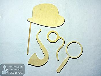 Заготовка деревянная Набор для фото. 0669