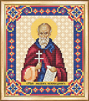 Схема для вишивання бісером ікони СБИ-053 "Максим" 12*14 см ТМ "Чарівна мить"