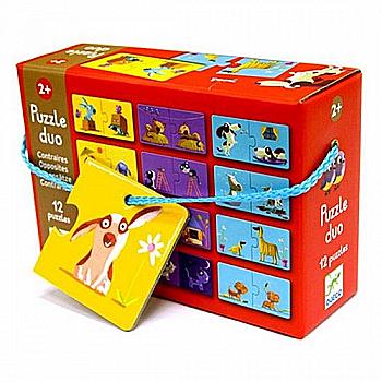 Игра настольная детская Противоположности DJECO, DJ08162 Игра настольная детская Противоположности DJECO, DJ08162
