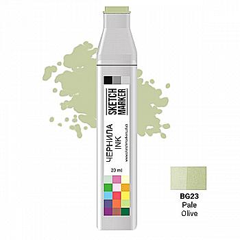 Чернила для заправки маркера SKETCHMARKER, 20 мл, Бледный оливковый, SI-BG23 Чернила для заправки маркера SKETCHMARKER, 20 мл, Бледный оливковый, SI-BG23